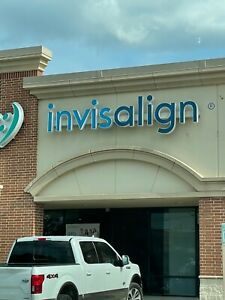 Used Invisalign channel sign 15&#039;W and 4&#039;H