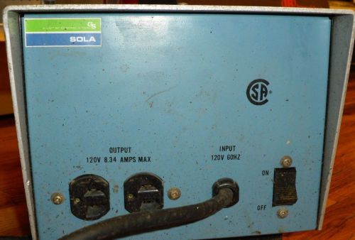 Sola Constant Voltage Transformer 63-13-210 - Local Pick Up ONLY