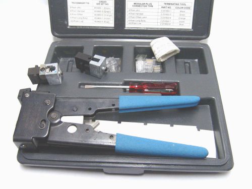 Genuine amp 231666-9 modular plug kit hand tool amp 2-231652-0 blades 231662-1 for sale