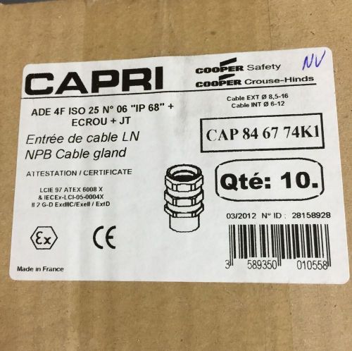 Cooper / capri ade 4f cap iso 25 84 67 74k1 for sale
