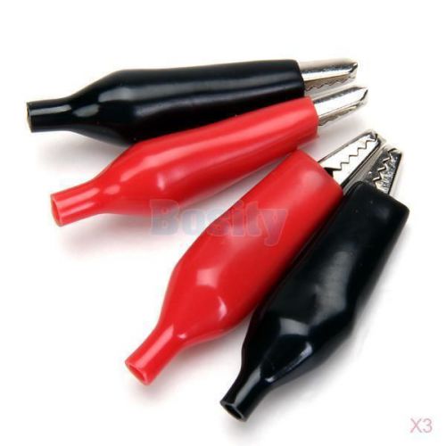 3x 10 pairs alligator crocodile connector diy clips probes for sale