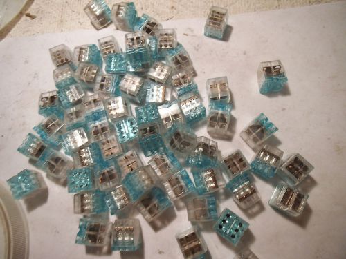Qty= 65 ideal in-sure push-in 6-port wire connector 30-088j for sale