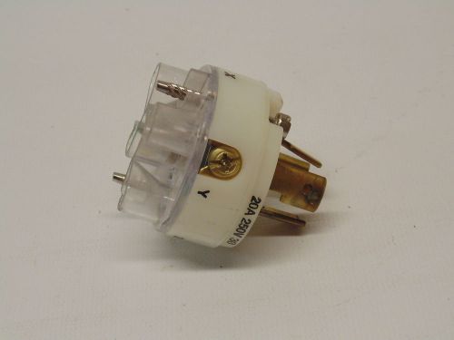 INDUSTRIAL COMMERCIAL RECEPTACLE 250V 20A L1520P 4-PRONG 3 PHASE PLUG (C14-1)