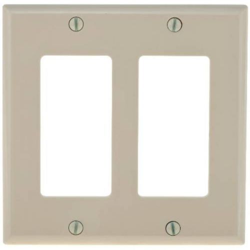 Deco wall plate 2-gang almond 602528 national brand alternative 602528 for sale