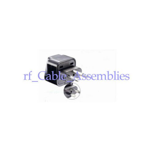 2X IEC 3 Pin Universal AC Power Plug Converter Socket Connector Adapter 10A 250V