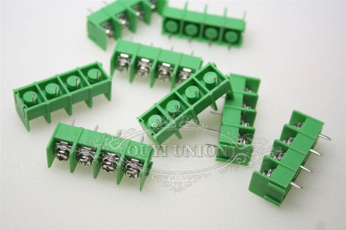 20pcs 4-pin 8.5mm plug-in screw terminal block connector pitch panel pc mount for sale