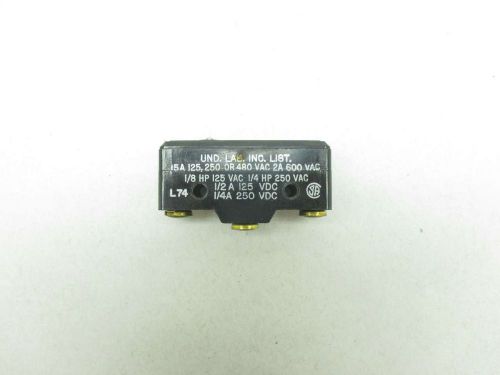 New micro switch bz-2r-a2 limit 480v-ac 250v-ac 1/8hp 1/4a amp switch d442533 for sale