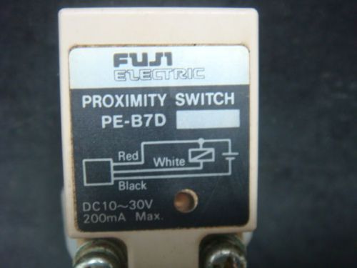 FUJI ELECTRIC, PROXIMITY SWITCH, PE-B7D, USED