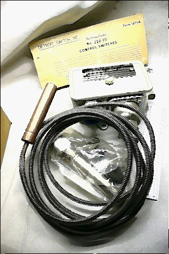 f mfr for sale, Detroit switch newbx 222-10 series 90-165 degrees f w/installation kit &amp; instruc
