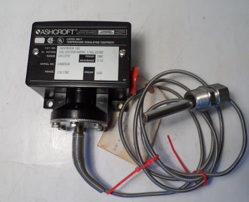 Ashcroft t424t05030 xbx temperature control 480 vac new - out of box for sale