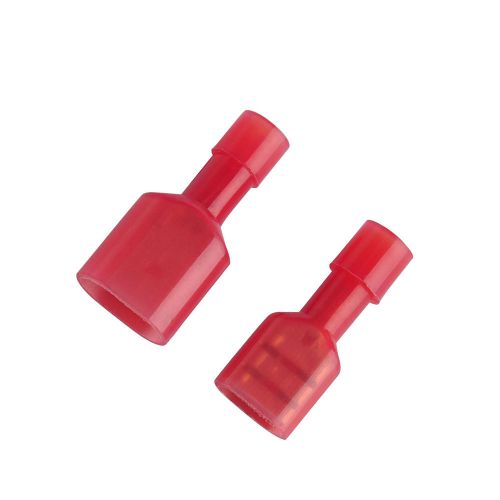 50pcs Red 18-22 AWG Male &amp; Female Nylon Quick Disconnect Connector Terminal