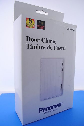 Panamex CH300WW White Door Chime For One or Two Doors 16-Volt AC
