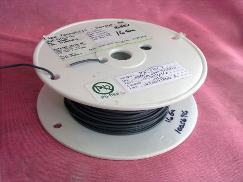 16 AWG Gauge Stranded Hook Up Wire Gray 235 ft   UL1429  150 Volts