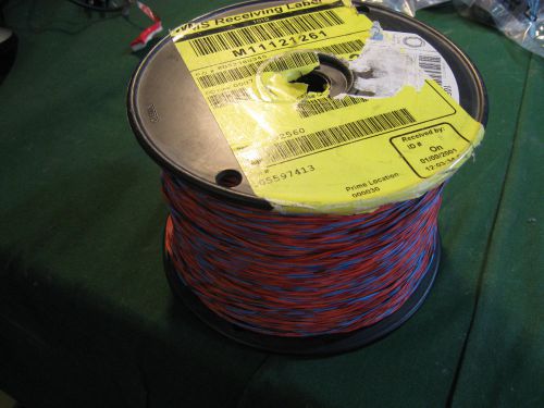 Lucent technologies cross connect wire 1000&#039; spool 2p/24awg r-bl/bl-r,r-o/o-r for sale