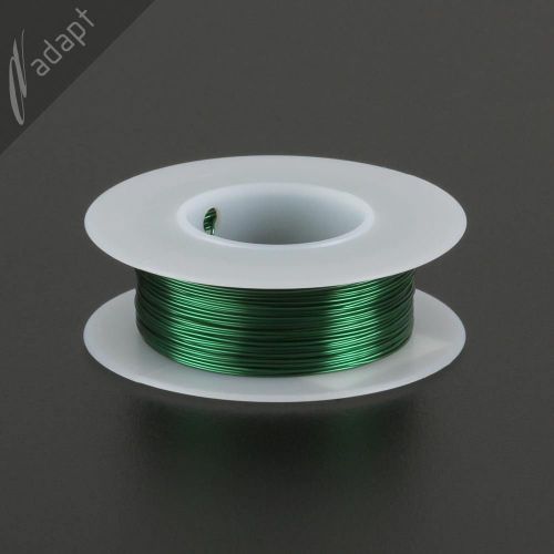 25 AWG Gauge Magnet Wire Green 125&#039; 155C Solderable Enameled Copper Coil Winding