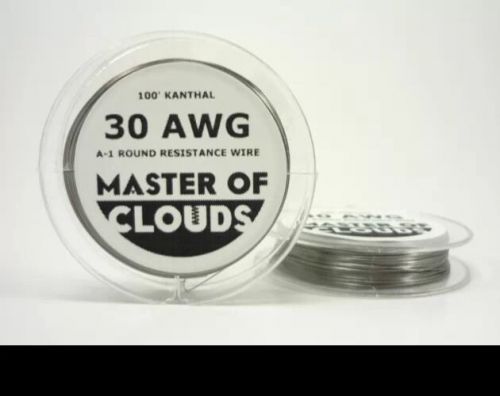 Kanthal 100 ft 30 Gauge AWG A1 Round Wire 0.25mm A-1 30g