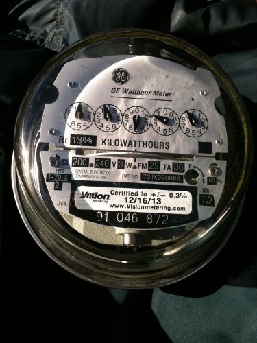 G.E. Watthour Electric Meter (I-70--S/2)