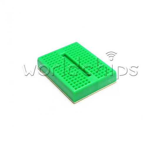 170 tie-points mini solderless prototype breadboard for arduino green for sale