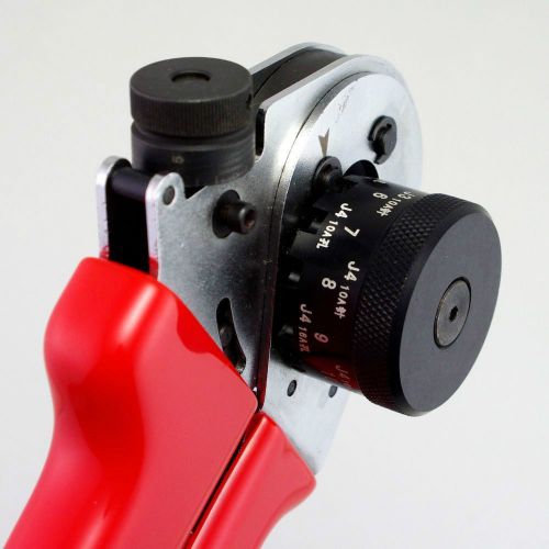 Crimp tool crimper solid terminals 4 INDENT Adjustable and High precision x 1