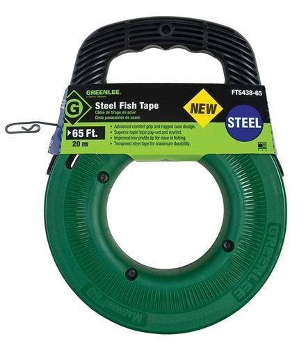 Greenlee FTS438-65 MagnumPRO Fisht Tape, Steel 65 x 1/8