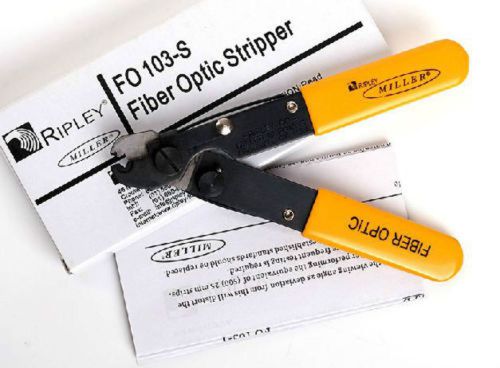 Ripley miller fiber optic stripper fo 103-s fo103-s adjustable cutter #bm0 jy for sale