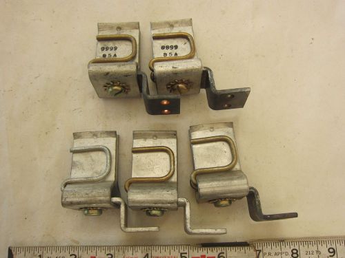 Square d 9999 s-5 200a 250v, 600v fuse clip lot of 5 (one missing), new for sale