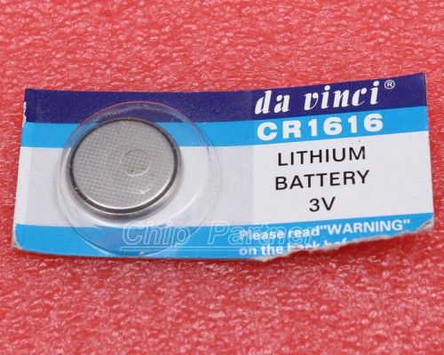 10pcs 3v cr1616 button batteries li cell battery for car remote control for sale