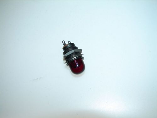 New Old Stock Vintage Dialco Red Panel Light Hot Rod, Aircraft, Radio