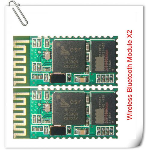 2PCS Master &amp; Slave in one / Wireless Bluetooth Transceiver Module RS232 / TTL