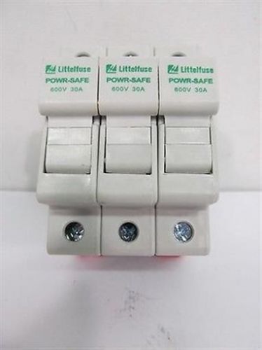 Littelfuse inc. lpsc0003z ch, 30a powr-safe, 3 pole fuse holder for sale