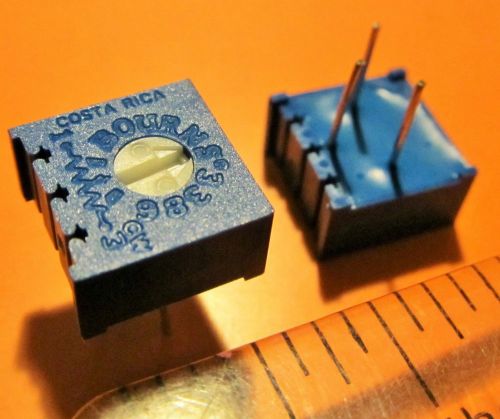 Cermet Trimmer Resistors,Bourns,3386P-001-203,3 pin(3386),10 Pcs