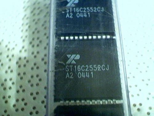 5 xicore ST 16C2552CJ 44 pin surface mount IC&#039;s W-58054