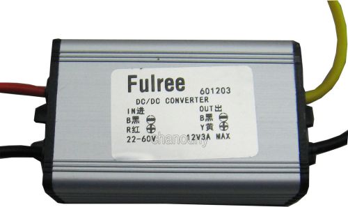 Dc-dc buck power supply converter voltage regulator 24v 36v 48v 60v to 12v for sale