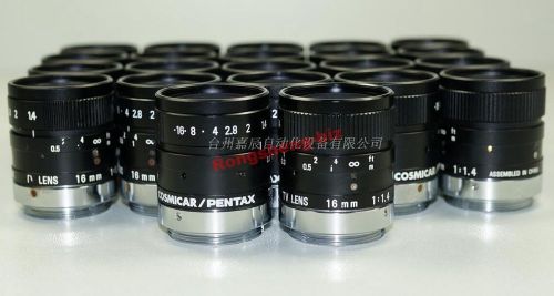 1PC Used COSMICAR PENTAX C1614A 16mm 1:1.4 2/3” C