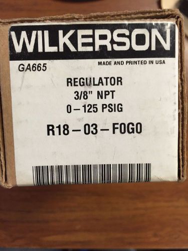 WILKERSON PNEUMATIC R18-03-F0G0 USPP R1803F0G0