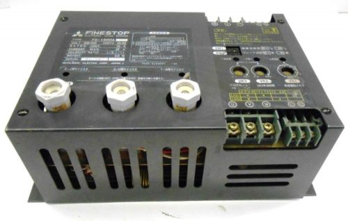 MITSUBISHI FINESTOP ELECTRONIC SPEED REDUCER, FS-1500A, 200/220V, 50/60HZ