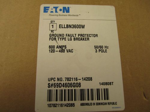 NEW EATON CUTLER-HAMMER ELLBN3600W GROUND FAULT