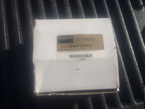 Dayton fan speed control - brand new in box for sale