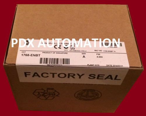 M.F.G 2014 FACTORY SEAL 1768ENBT, ALLEN BRADLEY CAT: 1768-ENBT SER A