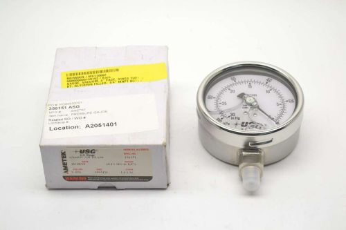 New usg 656601ca3cd3a00 pressure 0-30in-hg 4 in 1/4 in npt gauge b396651 for sale