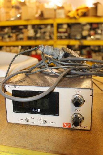 VALIDYNE DIGITAL TRANDUCER INDICATOR  MODEL CD23 WITH 760 TORR SENSOR