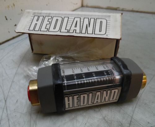 New Hedland In-Line Liquid Flow Meter, 605B-001 w/ Special Scale H605B-001-S11