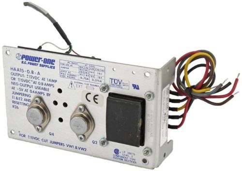 Power-one haa15-0.8-a dual output linear regulated dc power supply module for sale