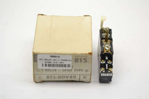 New allen bradley 815-bov49 series k 600v-ac overload relay b403256 for sale