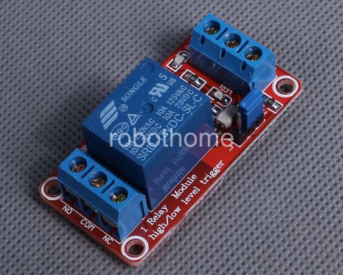 12V 1-Channel Relay Module H/L Level Triger with Optocoupler Brand New