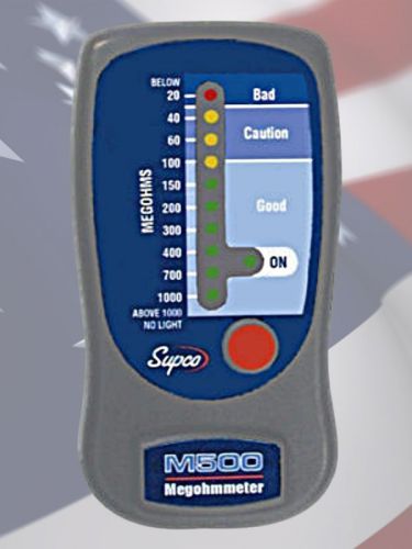 Supco m500 megohmeter for sale