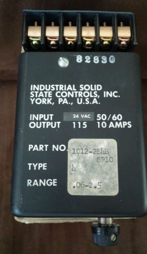 Timer Industrial Solid State Controls ISSC 1012-2-E-4-BSP10 Pulsed Interval New