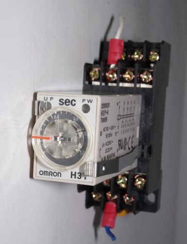 OMRON TIMER MINIATURE SOLID-STATE TIMER H3Y-4  AC100-120V  DC30V