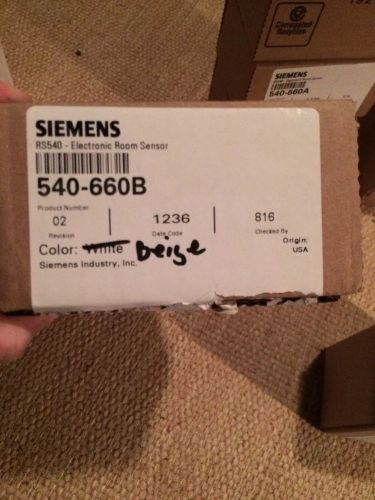 Siemans  540-660B Electronic Room Sensor - NEW IN BOX