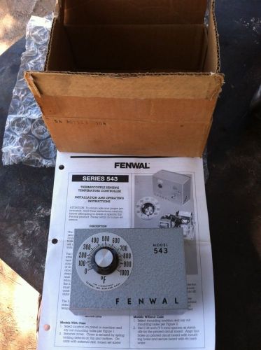 Fenwal model 543 type j thermocouple sensing controller 54-801121-104 for sale